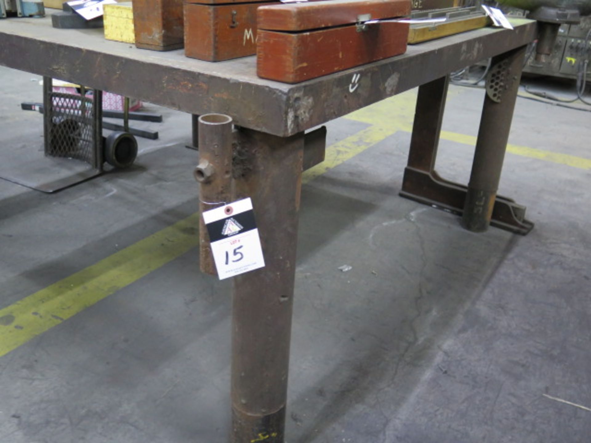 66" x 66" x 2 3/4" Steel Table (SOLD AS-IS - NO WARRANTY) - Image 2 of 5