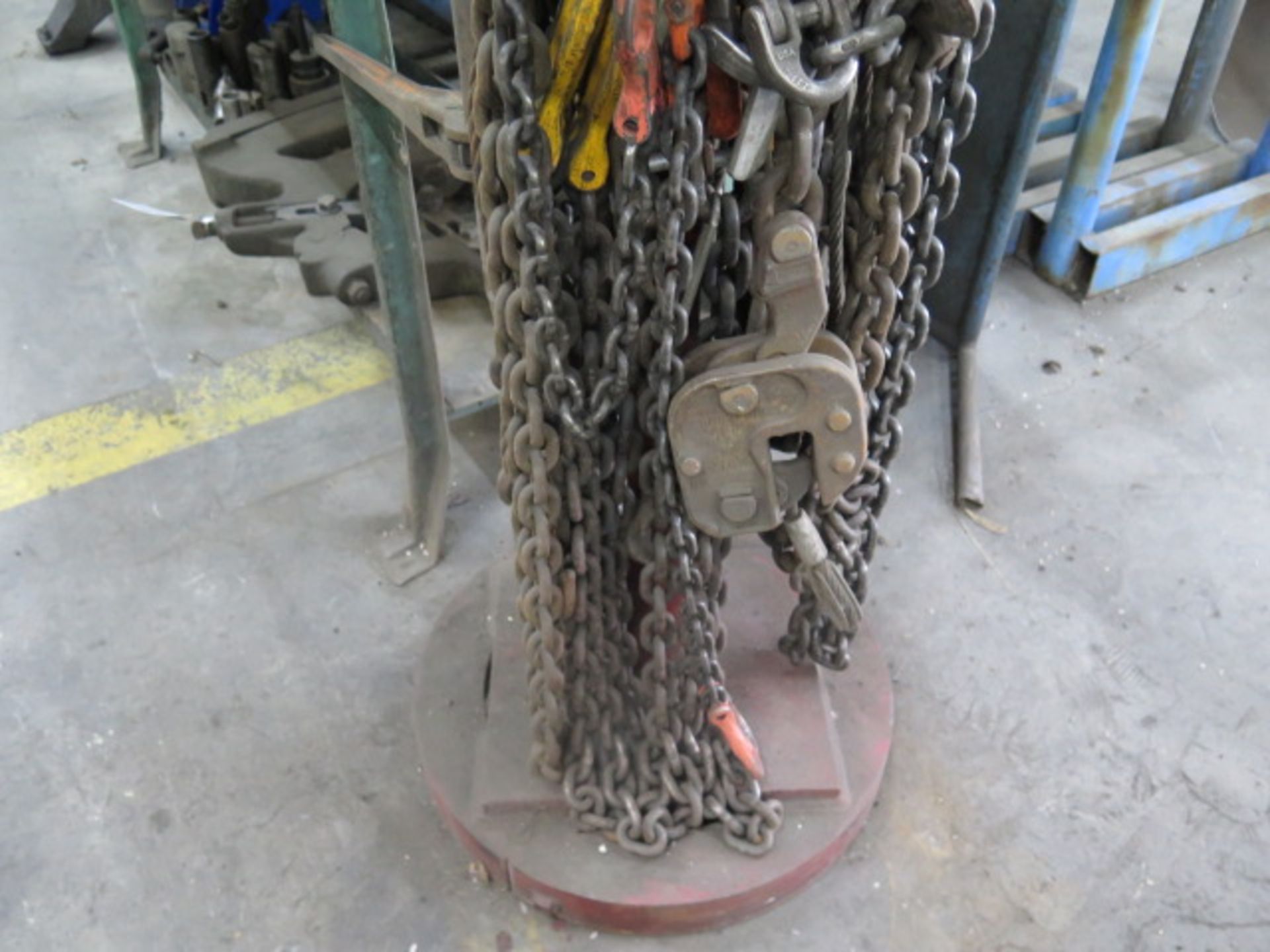 Chain Slings w/ Rack (SOLD AS-IS - NO WARRANTY) - Image 4 of 5