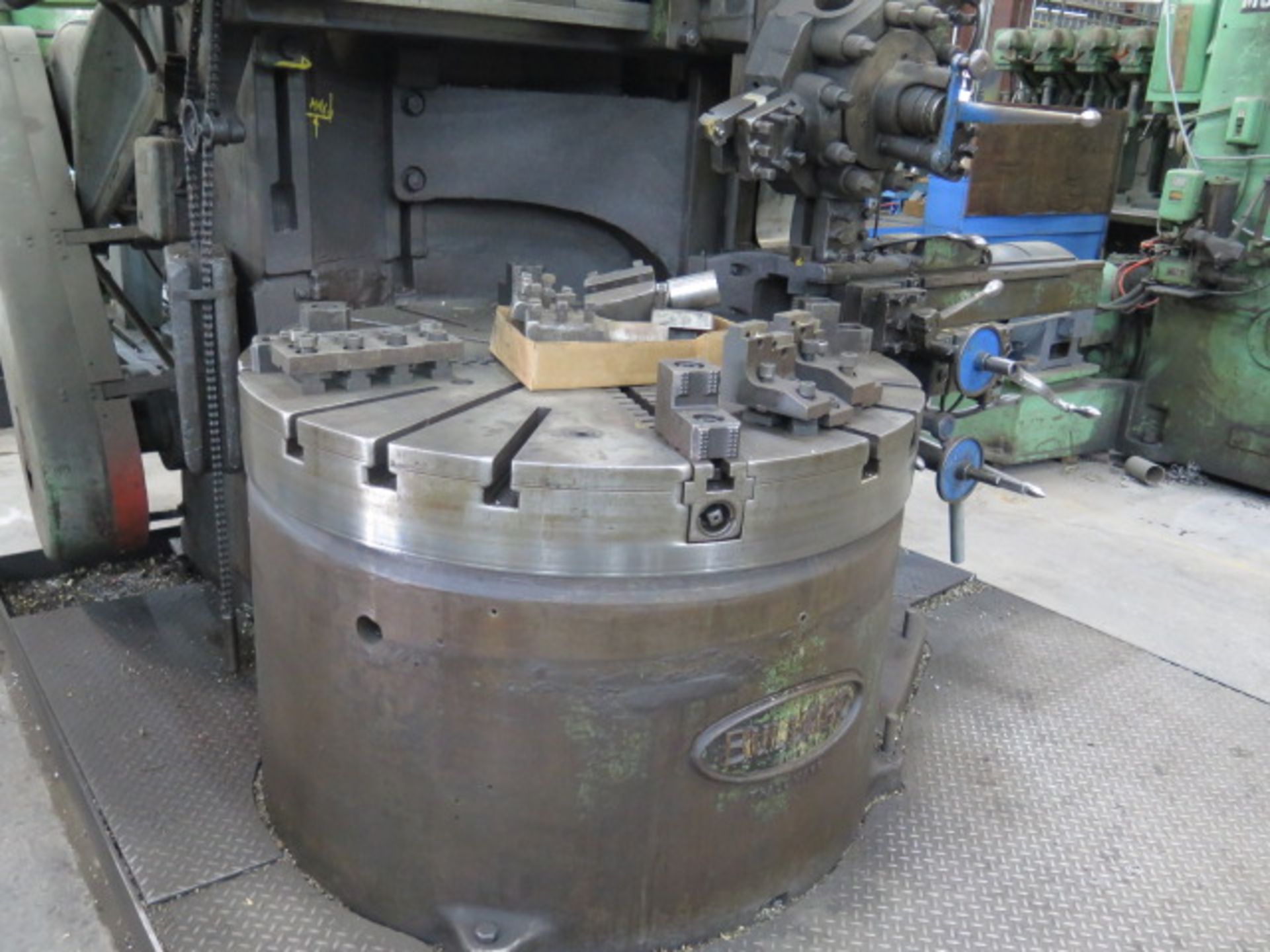 Bullard 50” VTL w/n 56” Swing, 5-Station Turret Head, Facing/Turning Head, SOLD AS IS - Image 5 of 15