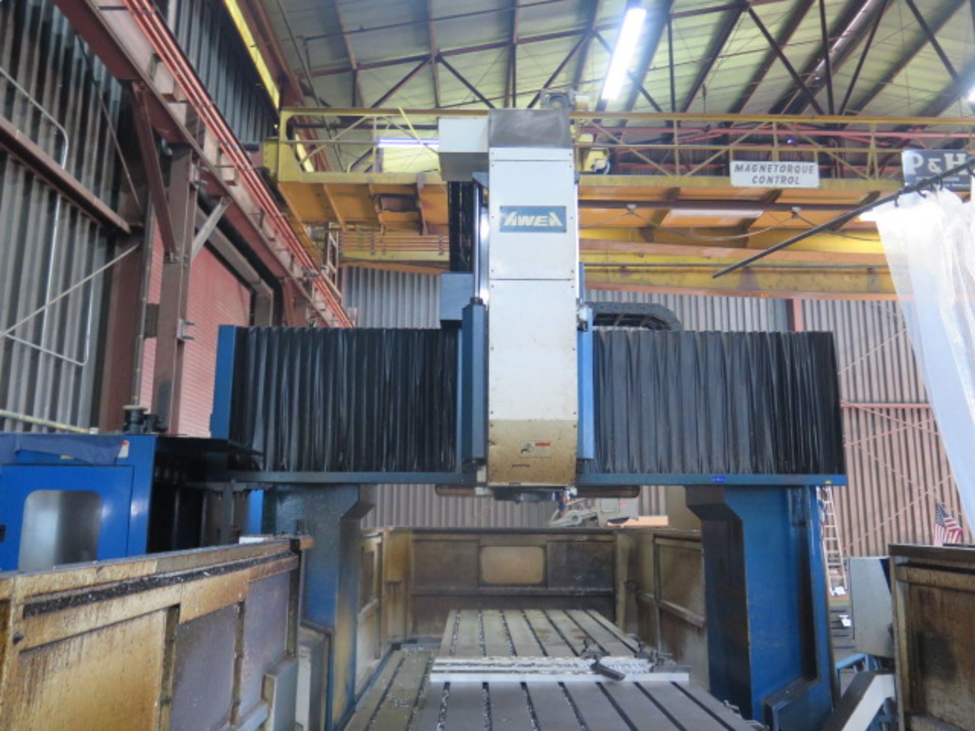 1999 Awea LP3021 CNC Bridge Style Vertical Machining Center s/n 9296 w/Fanuc series 18-M, SOLD AS IS - Image 15 of 22