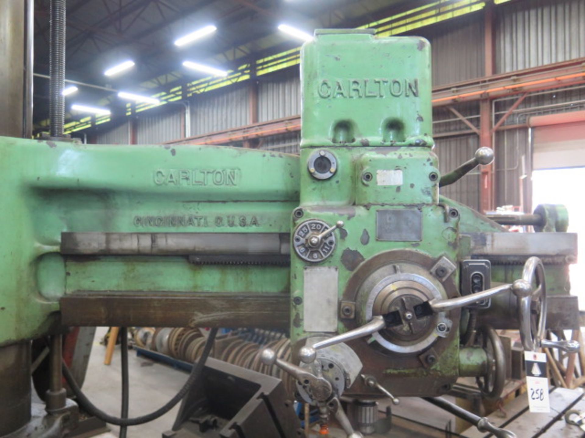 Carlton 11” Column x 48” Radial Arm Drill w/ 80-1500 RPM, Power Column and Feeds, SOLD AS IS - Image 5 of 10