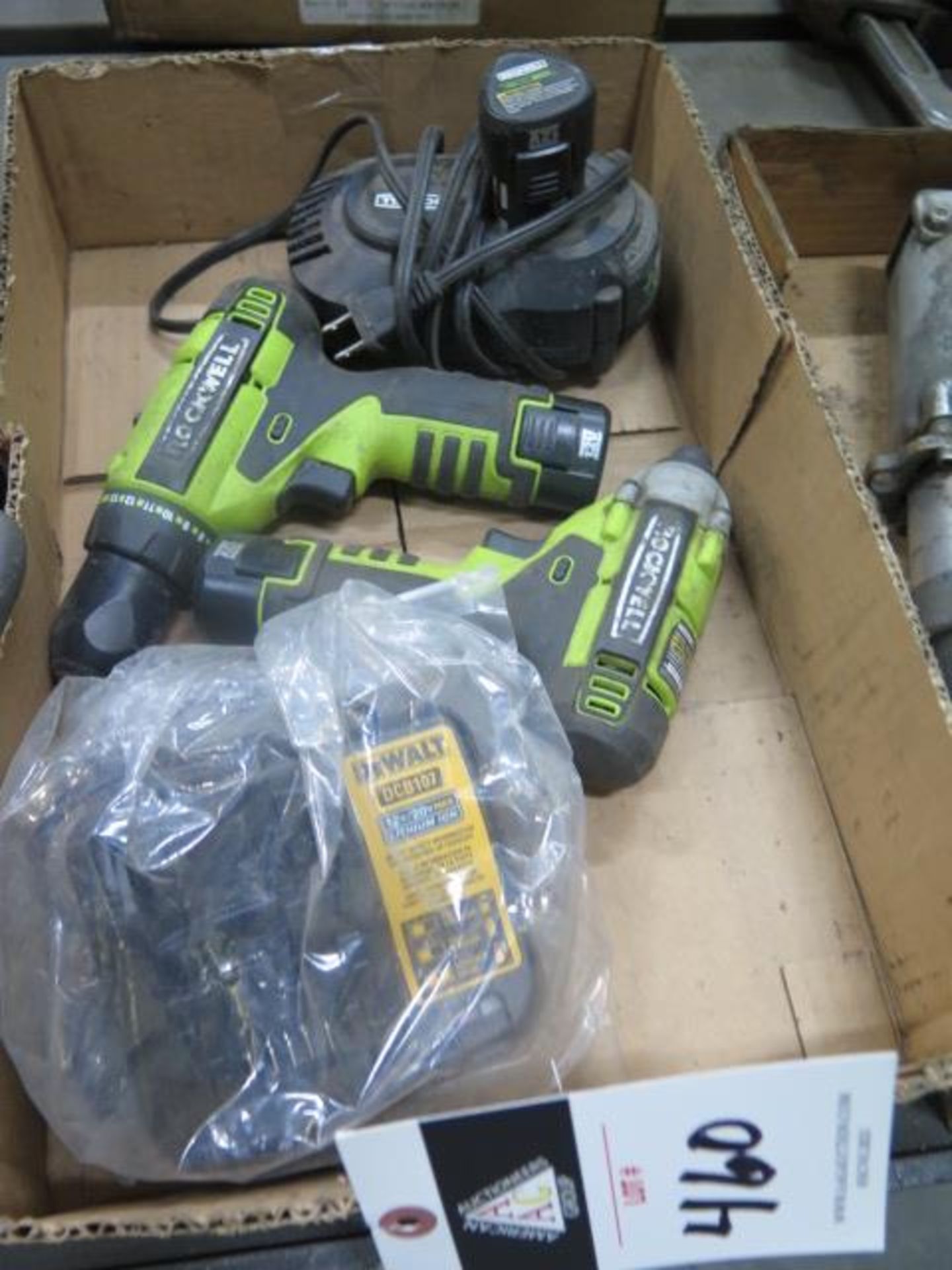 Rockwell Cordless Drill and Nut Driver w/ Charger (SOLD AS-IS - NO WARRANTY)