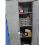 Welding Supplies w/ Cabinet (SOLD AS-IS - NO WARRANTY)