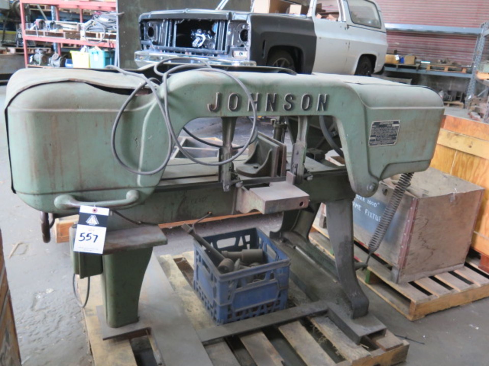Johnson mdl. J 9" Horizontal Band Saw w/ Manual Clamping (SOLD AS-IS - NO WARRANTY) - Image 2 of 5