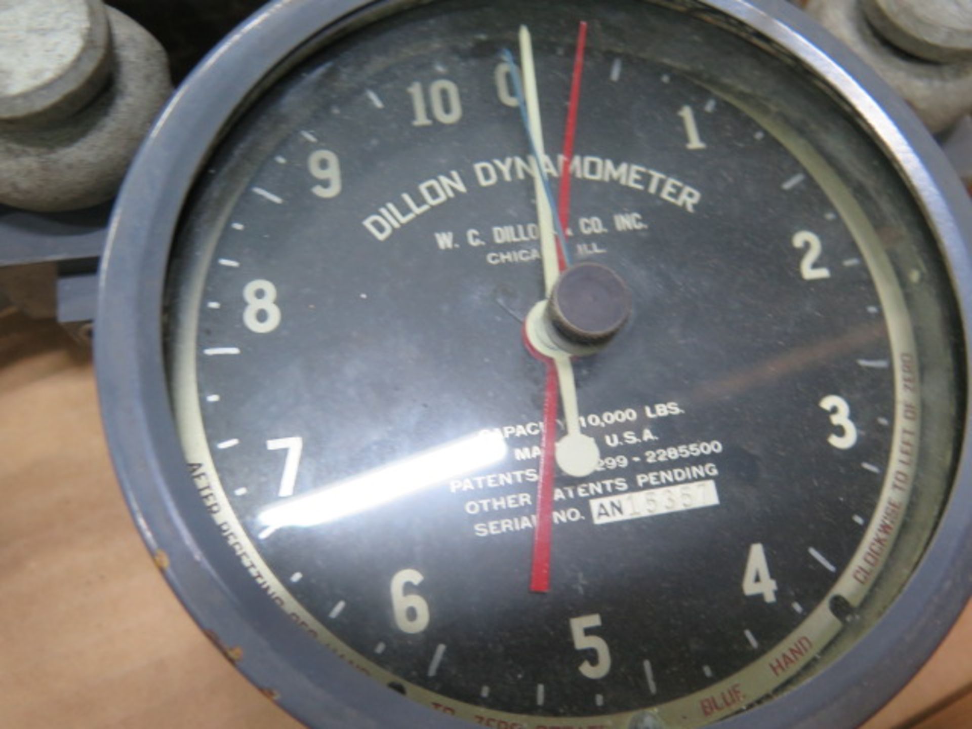 Dillon 10,000 Lb Cap Dynamometer (SOLD AS-IS - NO WARRANTY) - Image 4 of 4