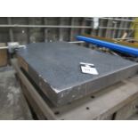 24" x 36" x 6" 4-Ledge Geranite Surface Plate (BROKEN CORNER) (SOLD AS-IS - NO WARRANTY)