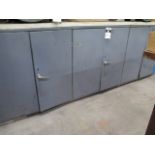 Storage Cabinets (3) w/ Misc (SOLD AS-IS - NO WARRANTY)