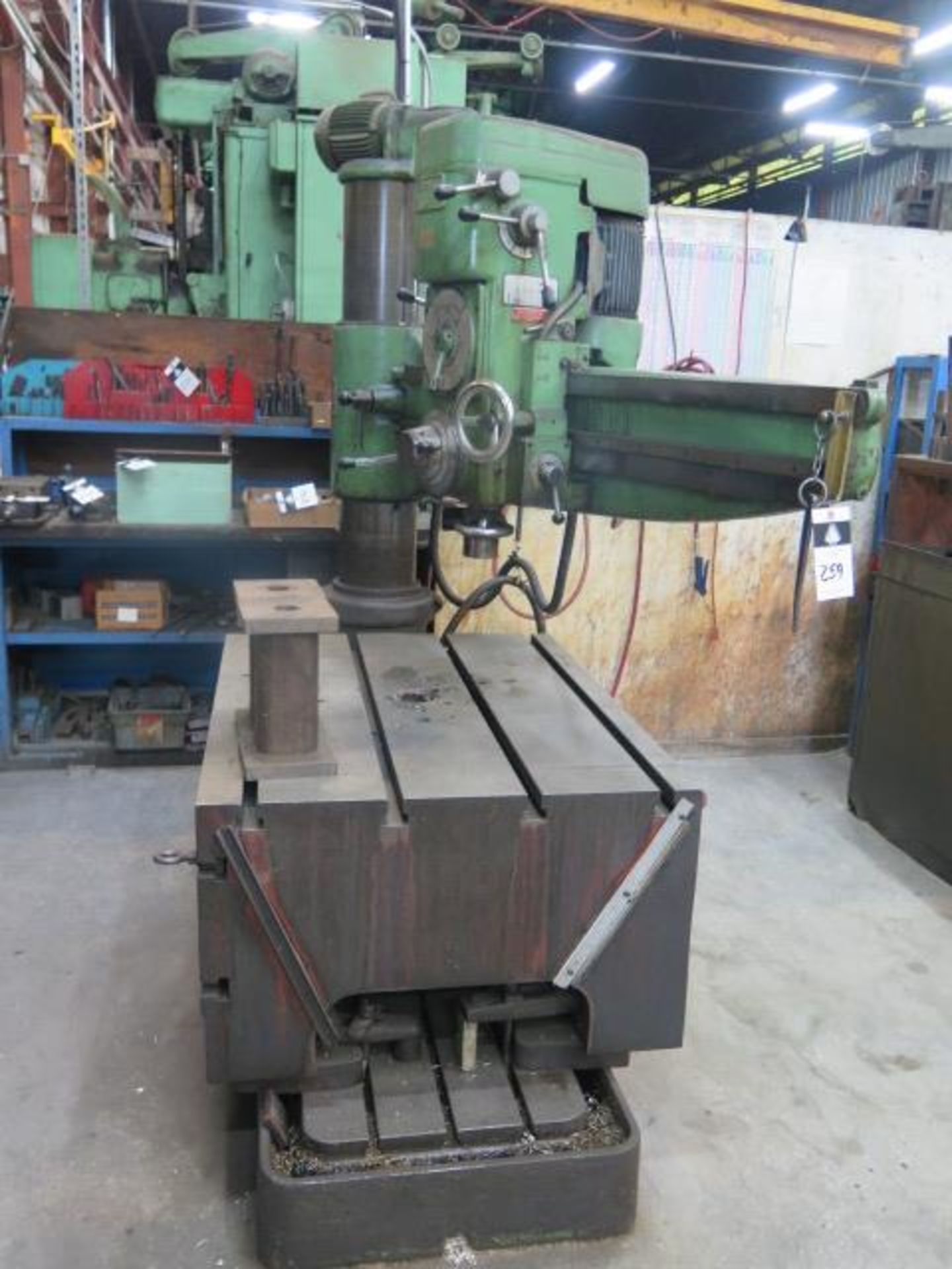 Summit 8” Column x 42” Radial Arm Drill w/ 60-2000 RPM, Power Column and Feeds, SOLD AS IS - Image 2 of 10