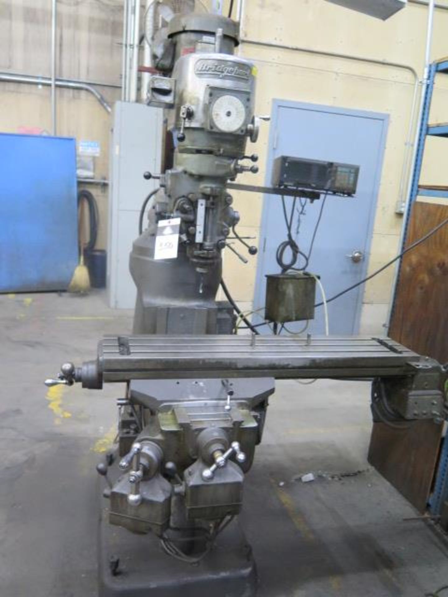 Bridgeport Vertical Mill s/n 201569 w/ Sony DRO, 2Hp Motor, 60-42” ial Change RPM, SOLD AS IS - Image 2 of 12