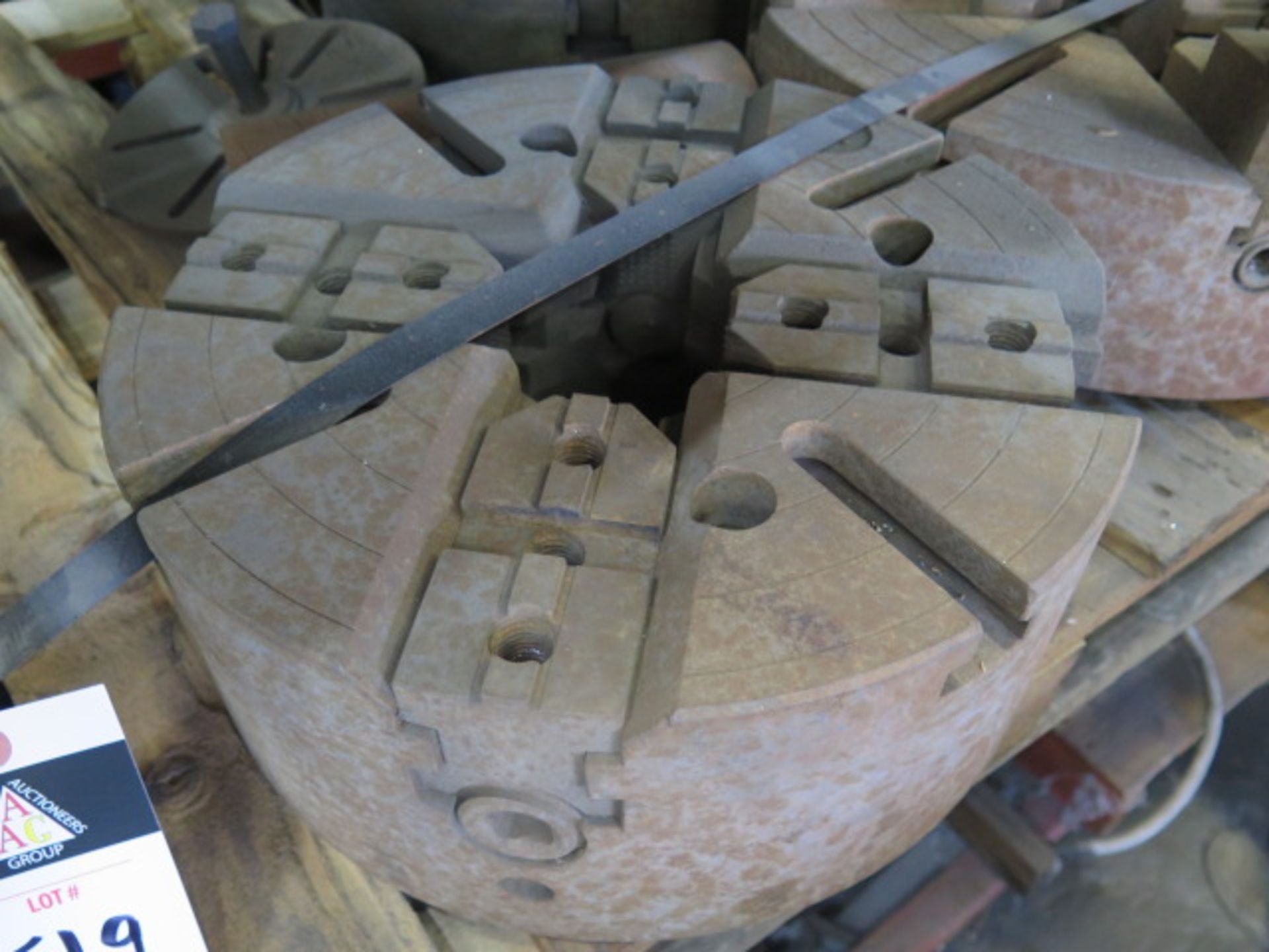 18" 3-Jaw Chuck, 18" 4-Jaw Chuck and 15" 4-Jaw Chuck (SOLD AS-IS - NO WARRANTY) - Image 3 of 5