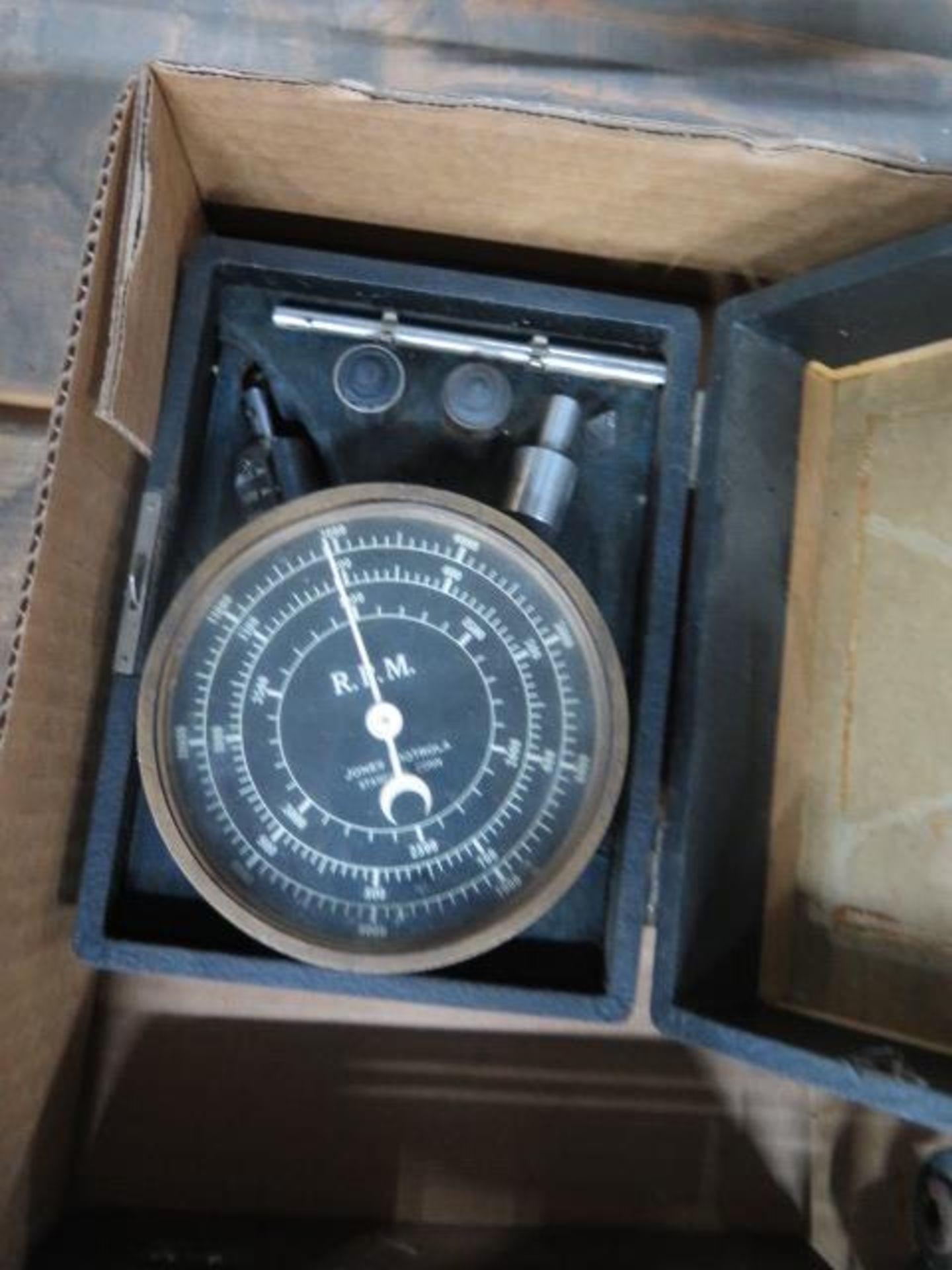 Blake Universal Indicator, Jones Mortola RPM MeterTherice Thermometer (SOLD AS-IS - NO WARRANTY) - Image 2 of 4