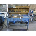 Work Bench w/ Mill Clamps (SOLD AS-IS - NO WARRANTY)