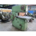 DoAll 36-3 36” Vertical Band Saw s/n 53-56296 w/ Blade Welder, 6000 Dial FPM, SOLD AS IS