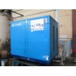 2002 Compare L55 75Hp Rotary Air Compressor s/n 10214174 w/ 360 CFM @ 100 PSIG (SOLD AS-IS - NO