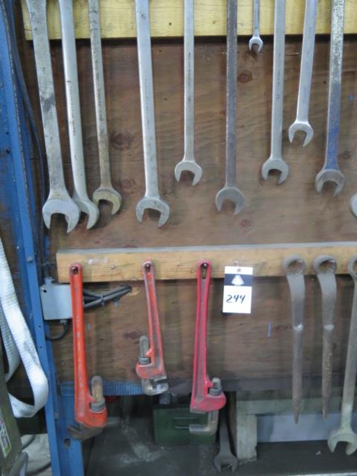 Pipe Wrenches and Wrenches (ON WALL) (SOLD AS-IS - NO WARRANTY) - Image 2 of 3