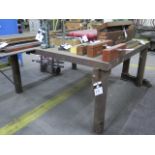 66" x 66" x 2 3/4" Steel Table (SOLD AS-IS - NO WARRANTY)