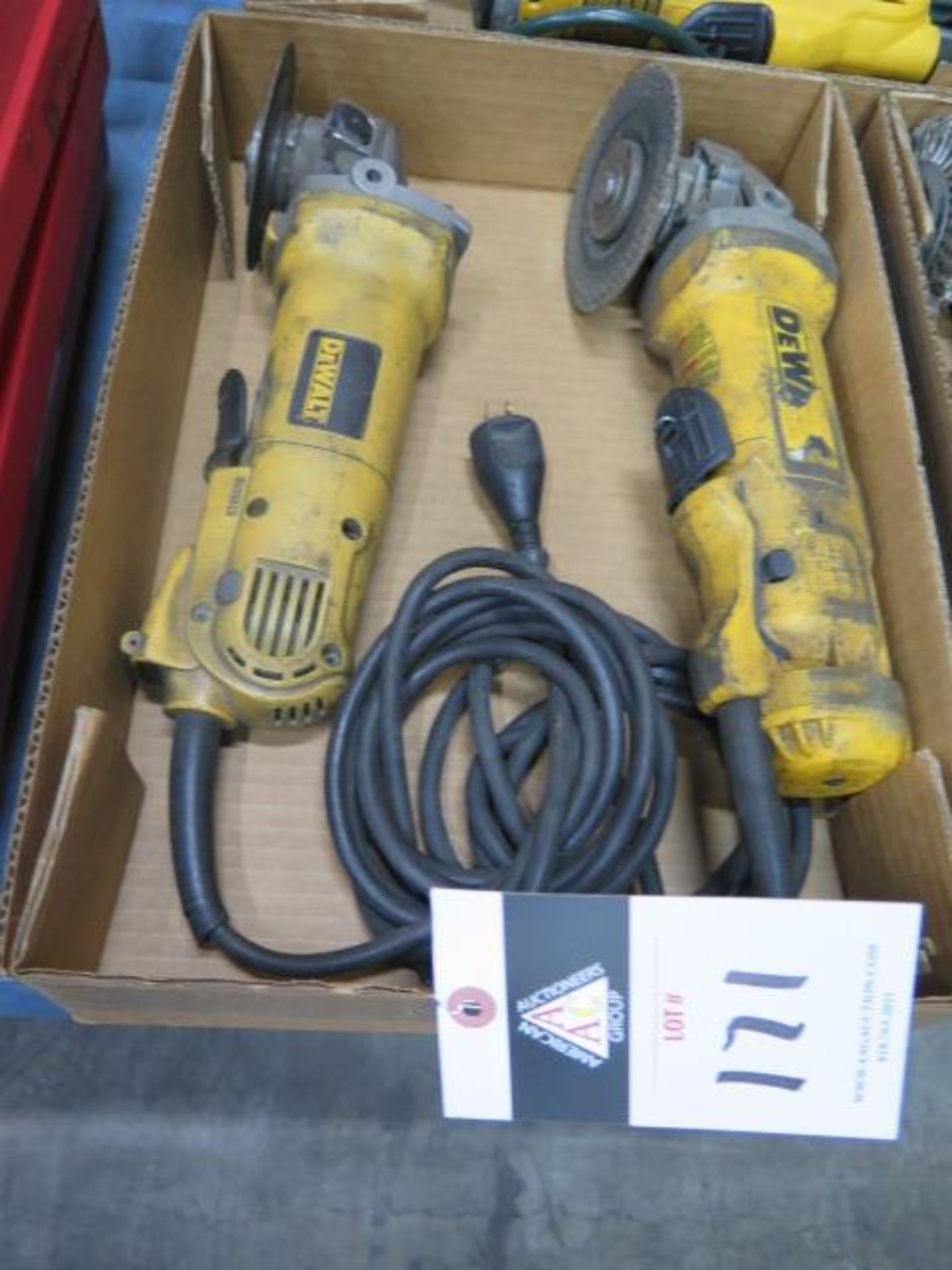 DeWalt Angle Grinders (2) (SOLD AS-IS - NO WARRANTY)