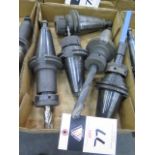 CAT-50 Taper TG100 Collet Chucks (5) (SOLD AS-IS - NO WARRANTY)