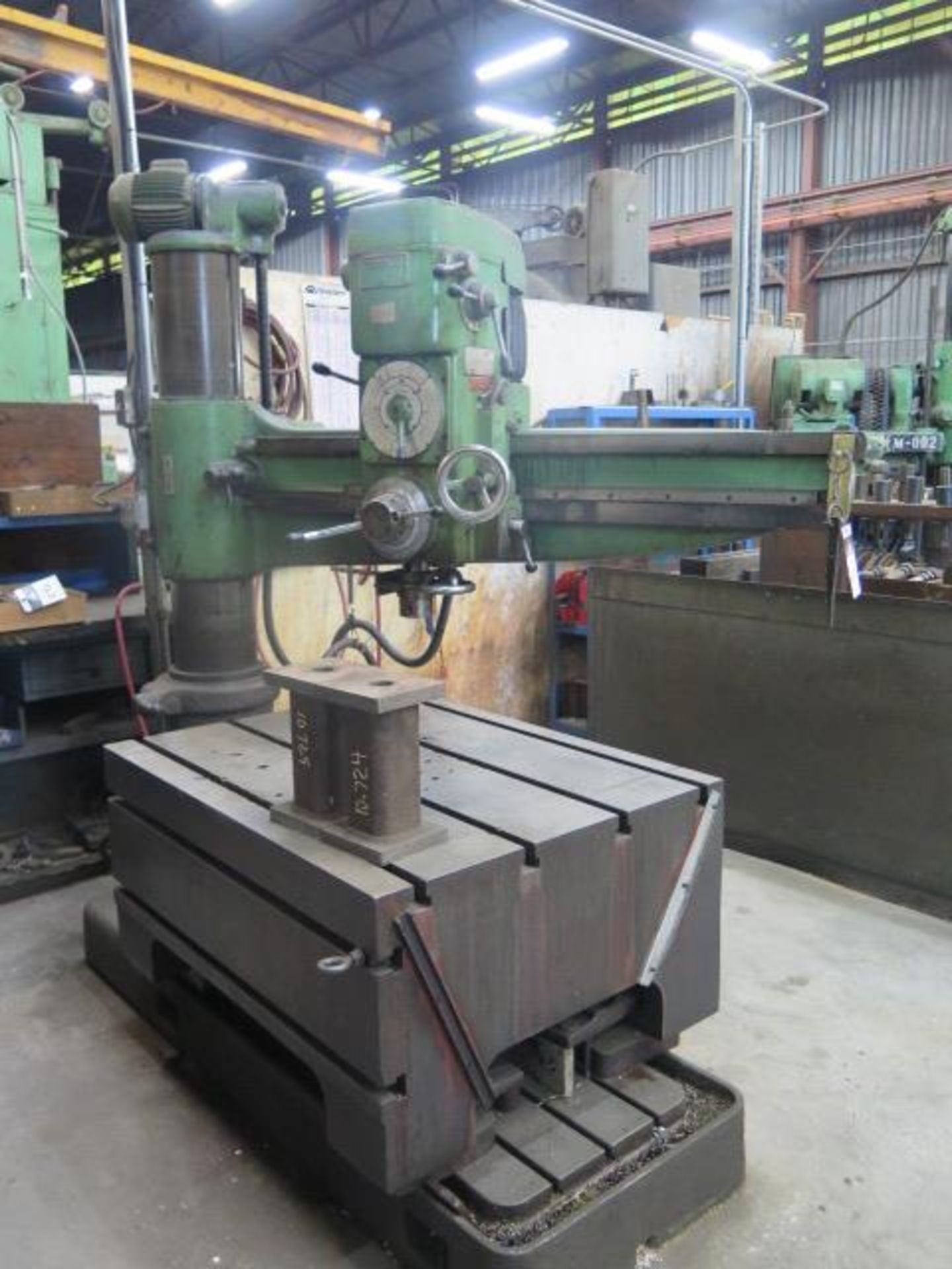 Summit 8” Column x 42” Radial Arm Drill w/ 60-2000 RPM, Power Column and Feeds, SOLD AS IS