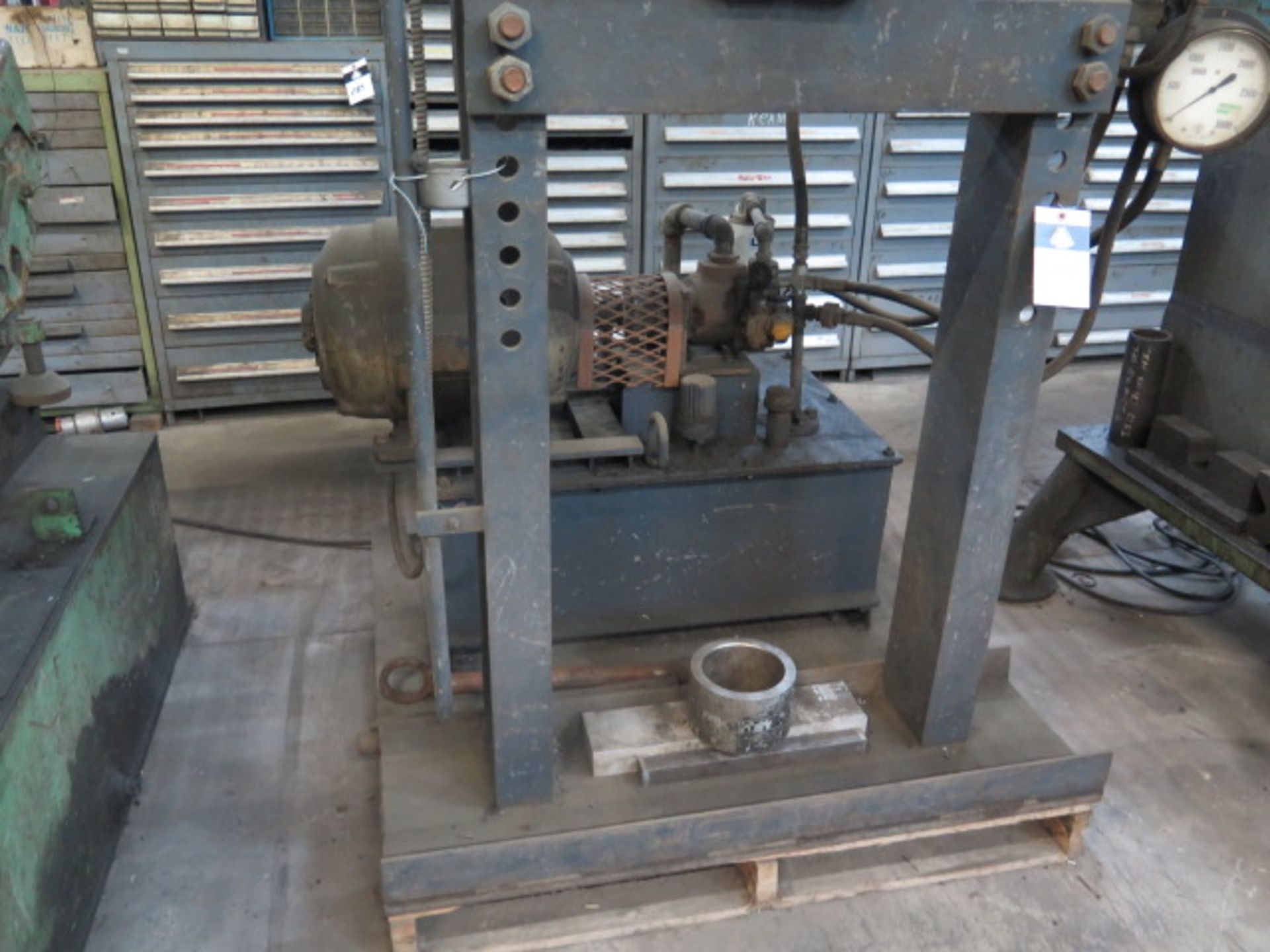 Hydraulic Long Stroke H-Frame Press (SOLD AS-IS - NO WARRANTY) - Image 5 of 8