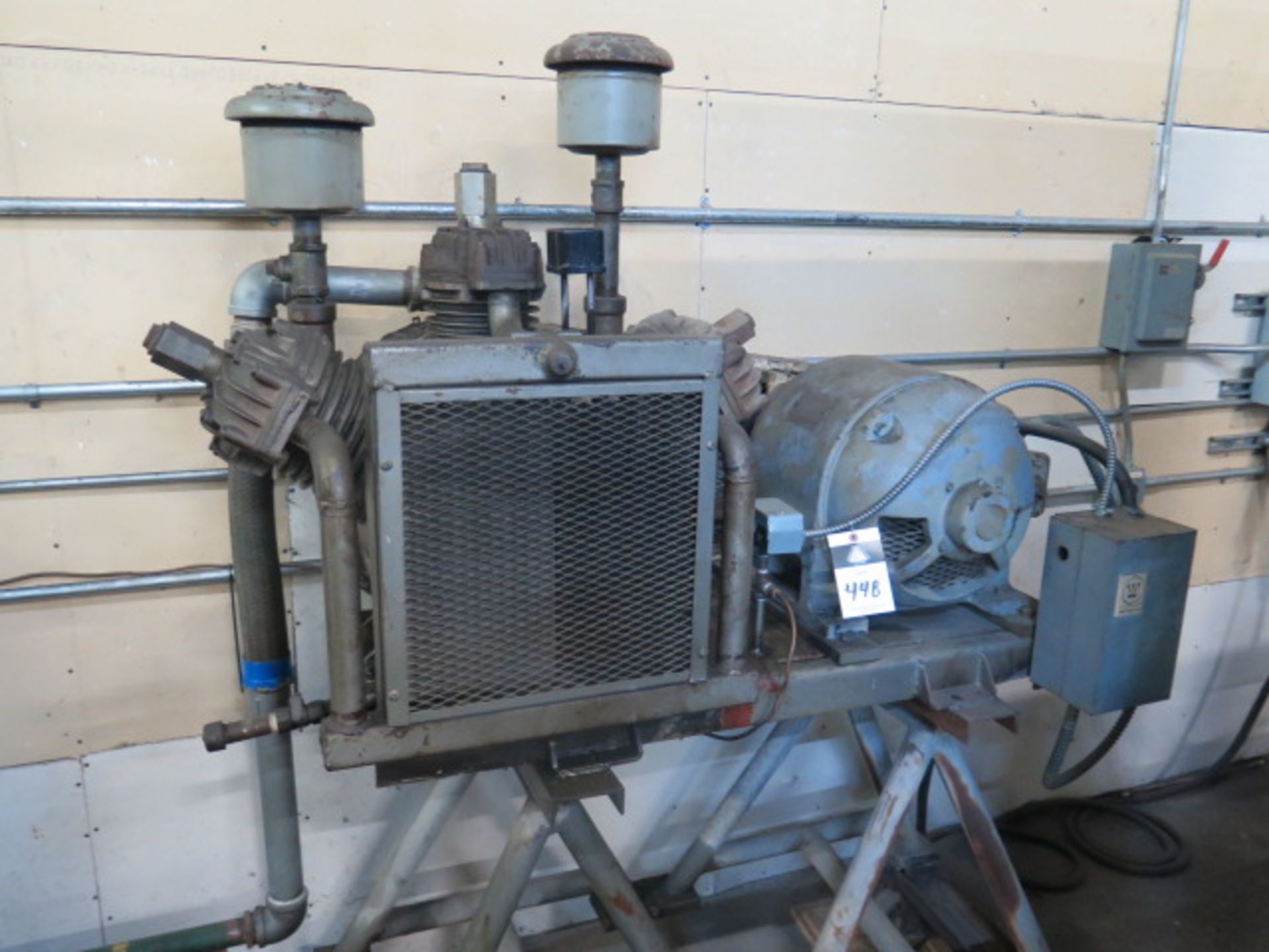 Worthington 15Hp Back-Up Air Compressor w/ 3-Stage Pump (SOLD AS-IS - NO WARRANTY) - Image 2 of 5