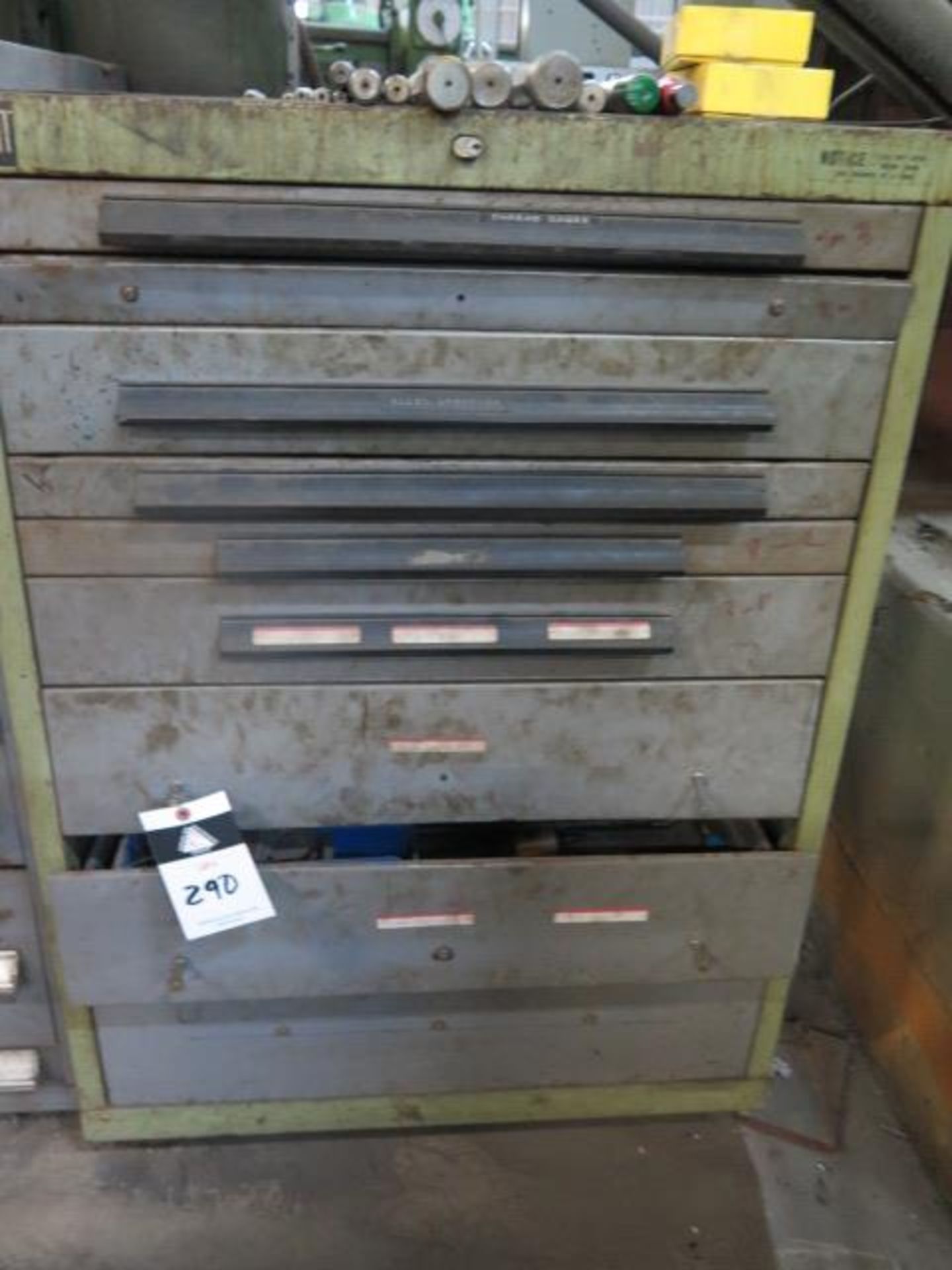Bott 9-Drawer Tooling Cabinet w/ Back-Facing Tooling and Allen Wrenches (SOLD AS-IS - NO WARRANTY)