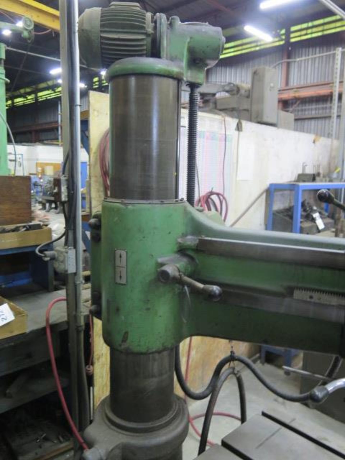 Summit 8” Column x 42” Radial Arm Drill w/ 60-2000 RPM, Power Column and Feeds, SOLD AS IS - Image 5 of 10