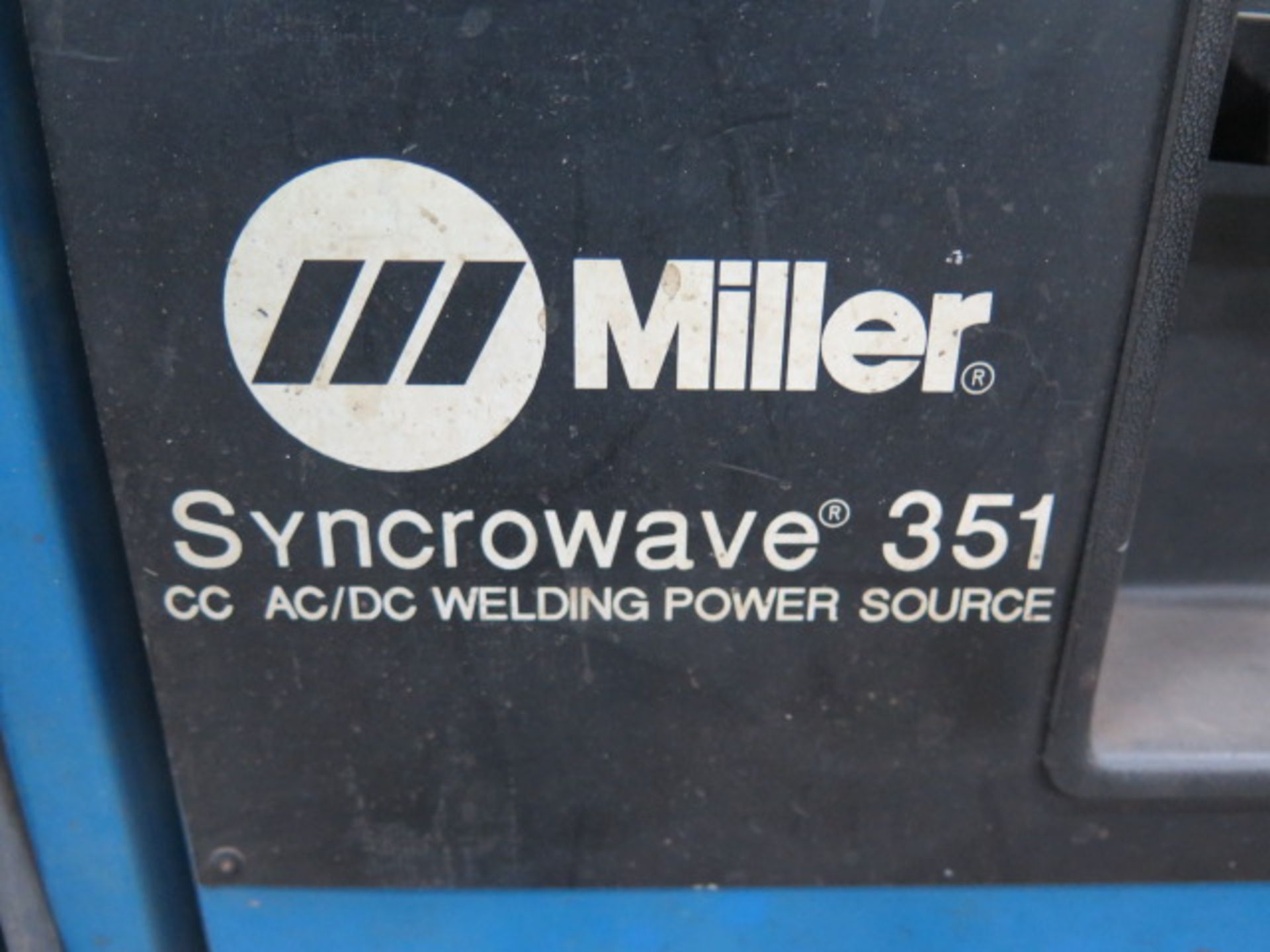 Miller Syncrowave 351 CC-AC/DC Arc Welding Poer Source w/ Miller Coolmate-V3 Cooler, SOLD AS IS - Image 5 of 9