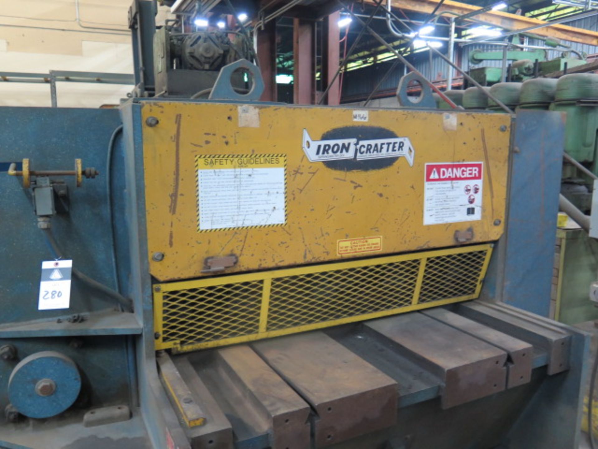 Iron Crafter mdl. HTS48 48” Power Shear s/n 80S043 (SOLD AS-IS - NO WARRANTY) - Image 4 of 11