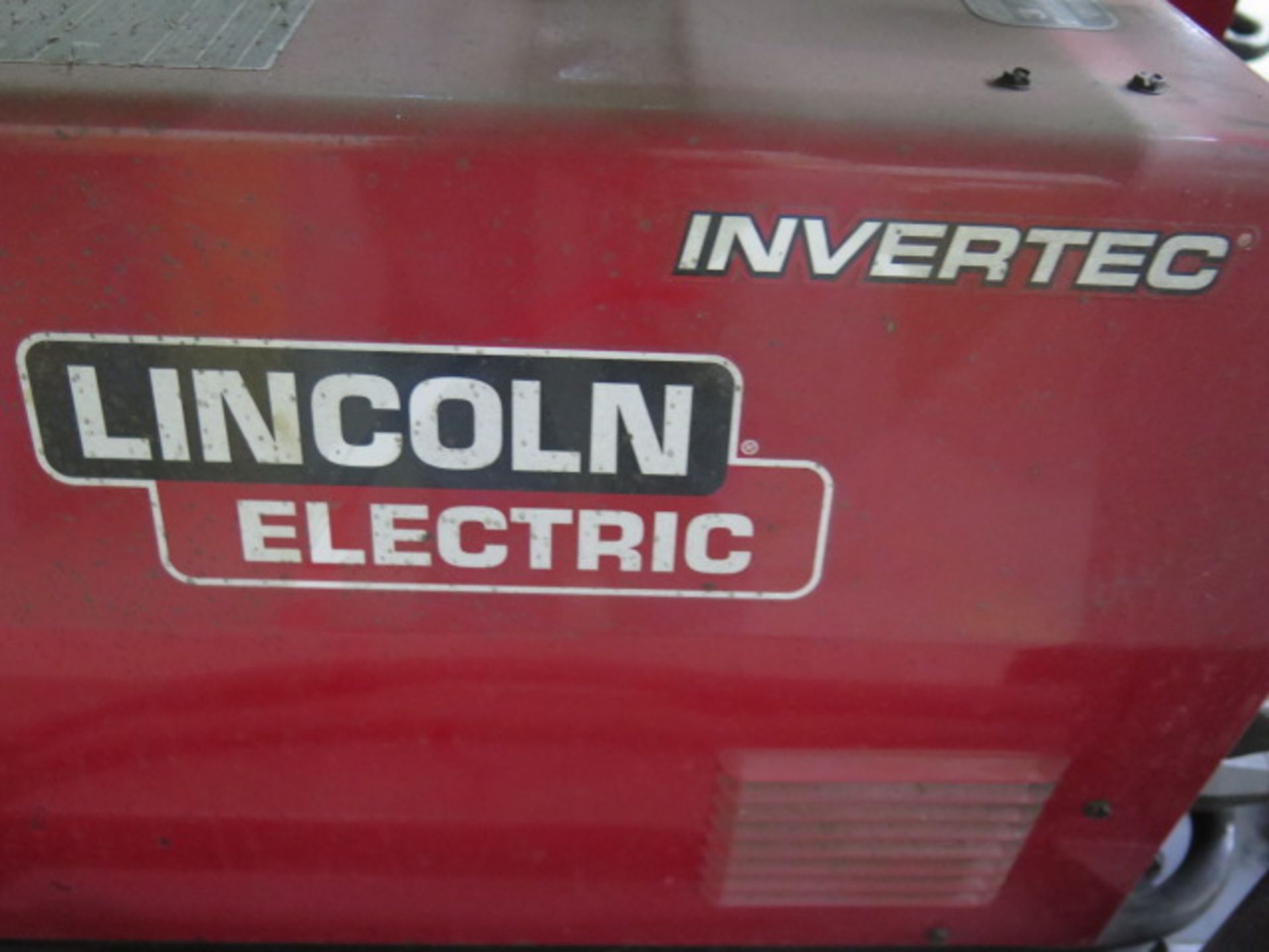 Lincoln Inertec V350 PRO Arc Welding Power Source w/ Lincoln LF-72 Wire Feeder, Cart (SOLD AS-IS - - Image 9 of 12