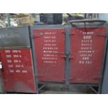 Welding Rod and (2) Cabinets (SOLD AS-IS - NO WARRANTY)