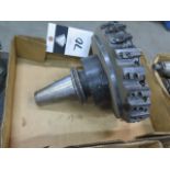 CAT-50 Taper Insert Shell Mill (SOLD AS-IS - NO WARRANTY)