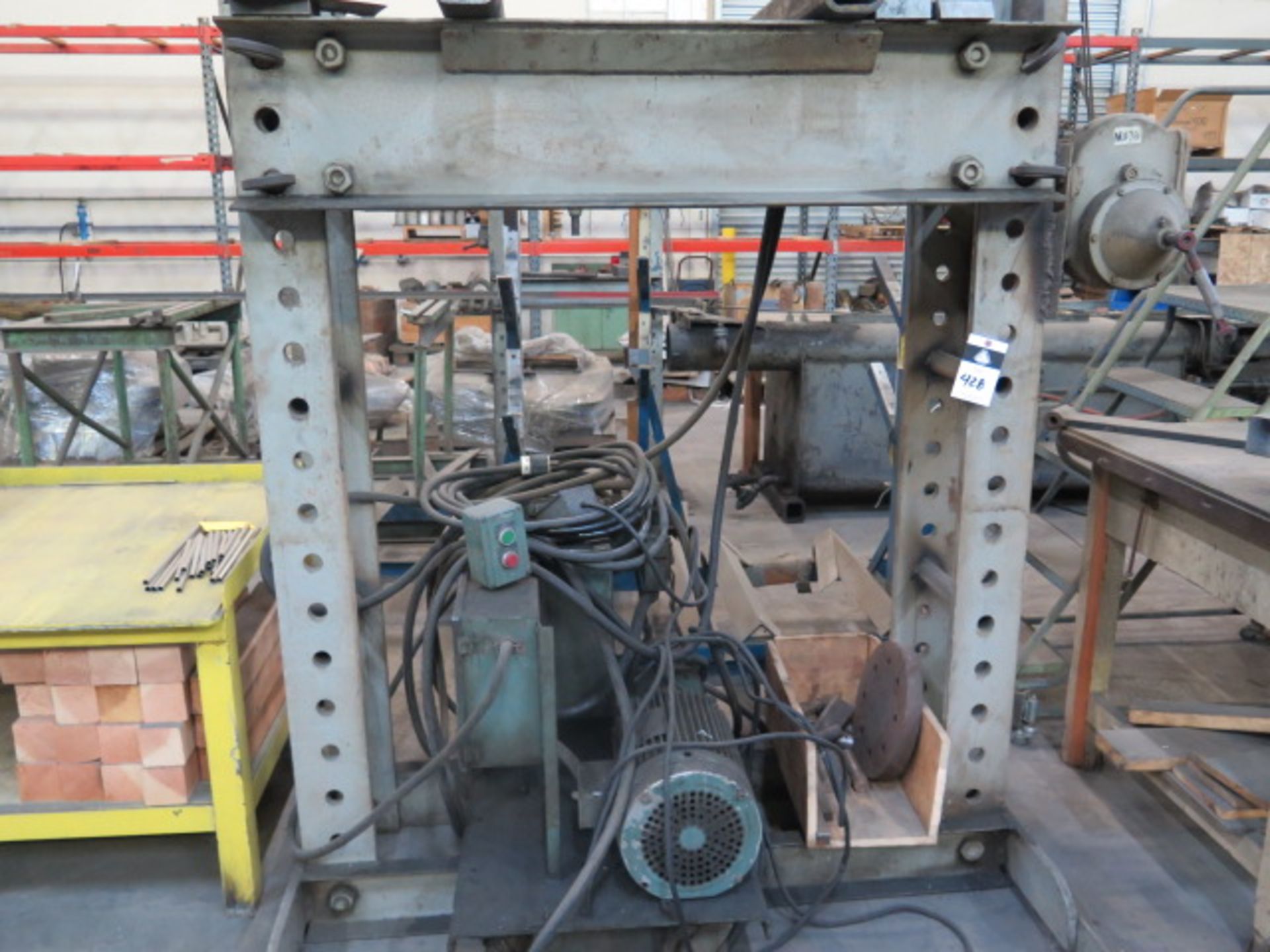 Hydraulic H-Frame Press (SOLD AS-IS - NO WARRANTY) - Image 4 of 7