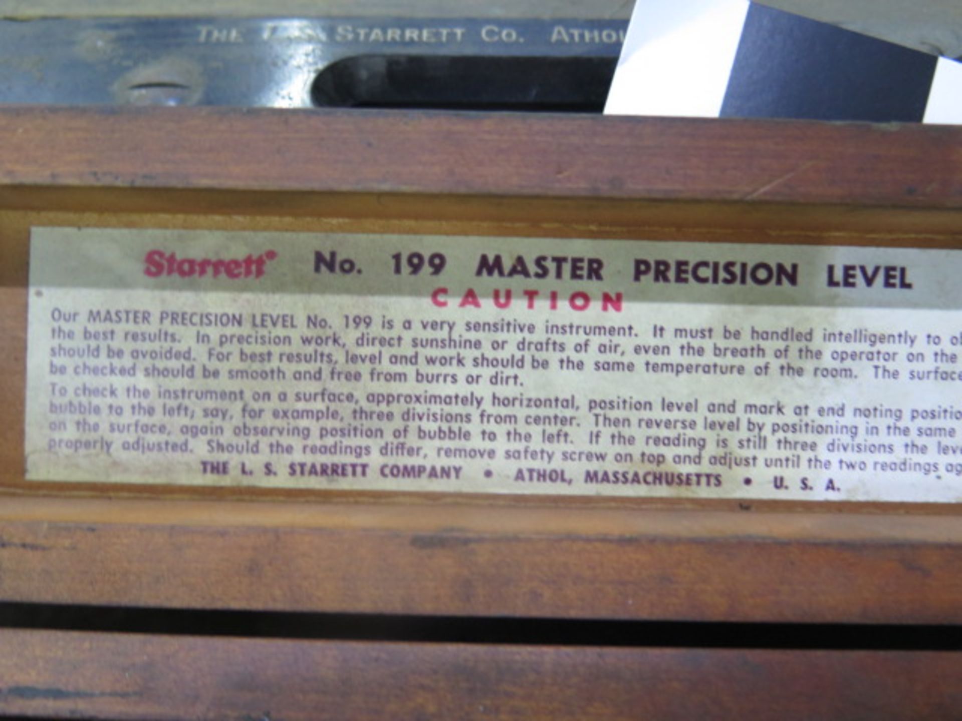 Starrett 15" Master Level (SOLD AS-IS - NO WARRANTY) - Image 6 of 6