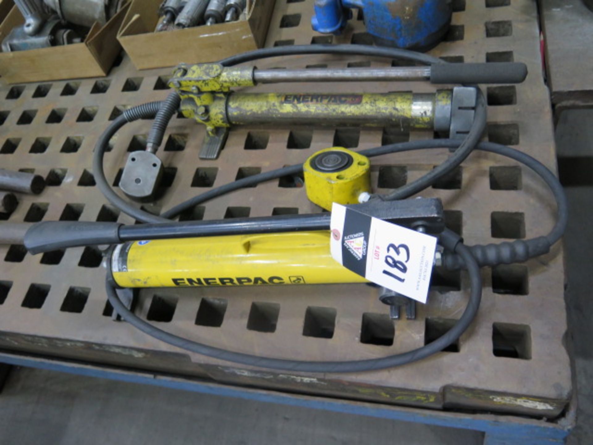 Enerpac Hydraulic Ram Sets (2) (SOLD AS-IS - NO WARRANTY)