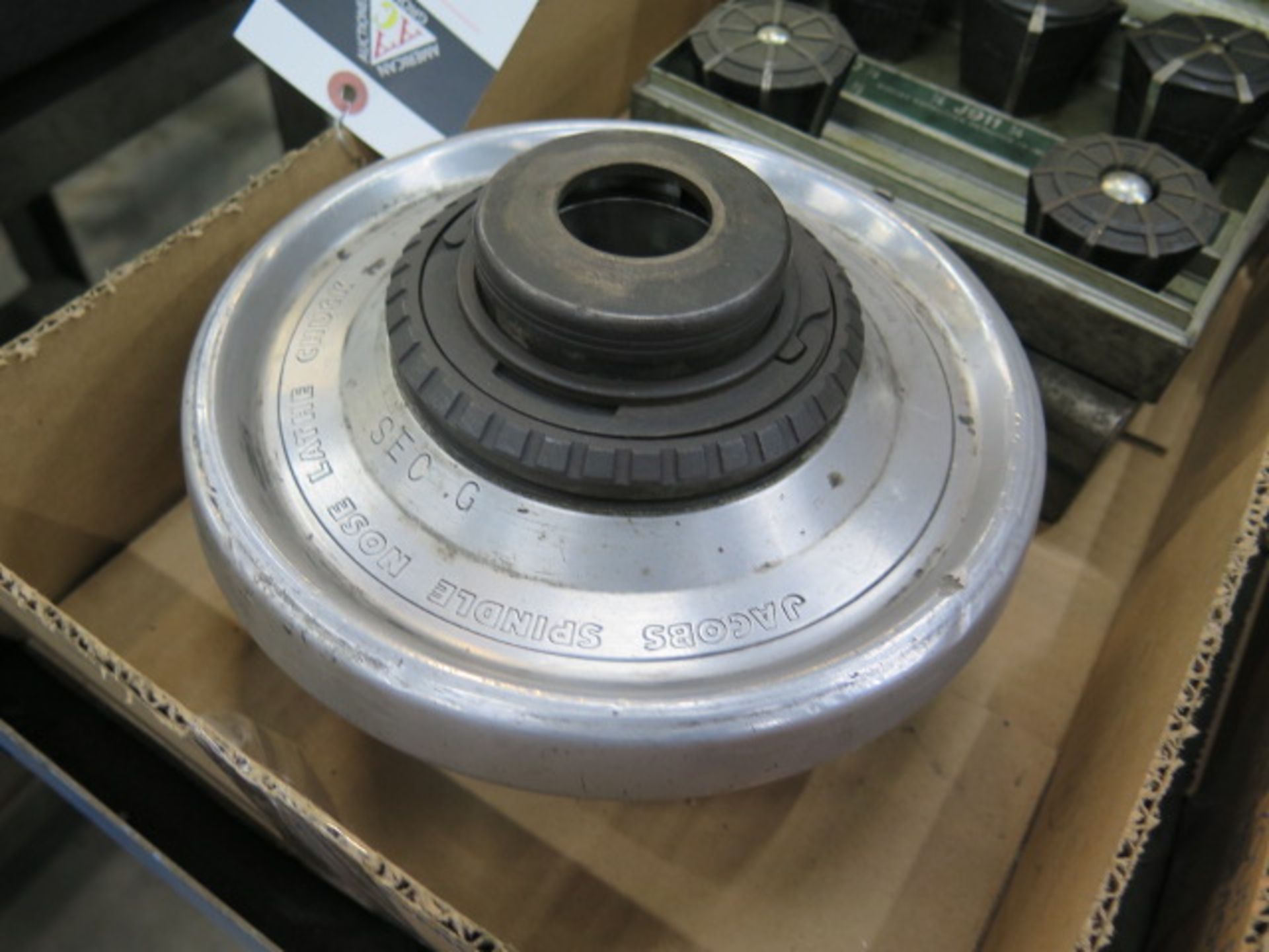 Jacobs Flex Collet Spindle Nose w/ (2) Flex Collet Sets (SOLD AS-IS - NO WARRANTY) - Image 2 of 7