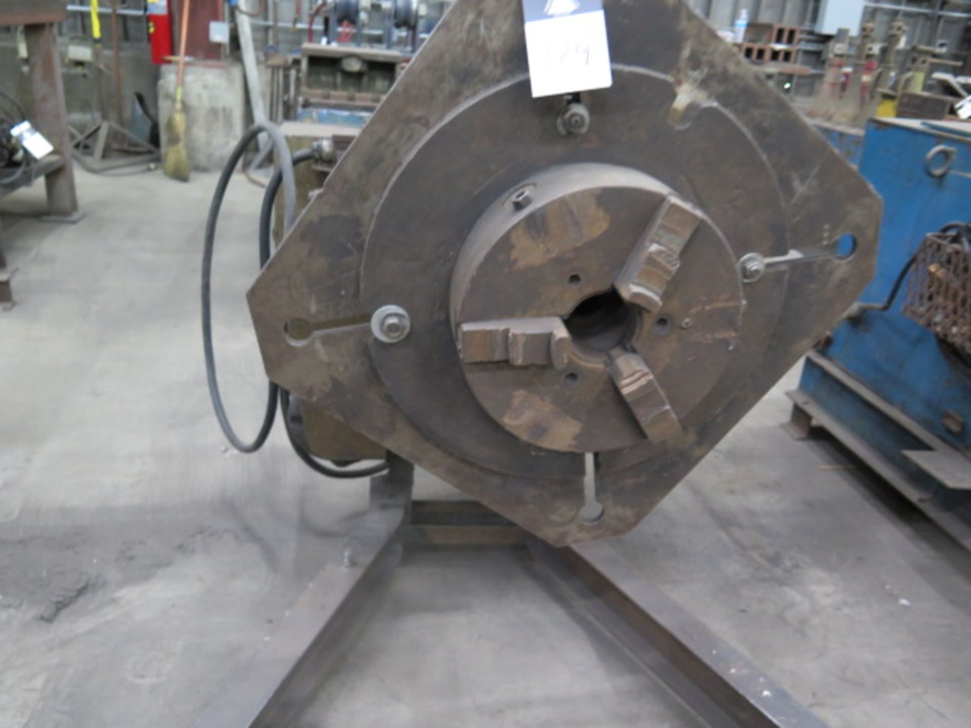 Pandjiris / Weldmore mdl. 10-4 24” x 24” Welding Positioner s/n 400-914-4 w/ 12” 3-Jaw SOLD AS IS - Image 3 of 7