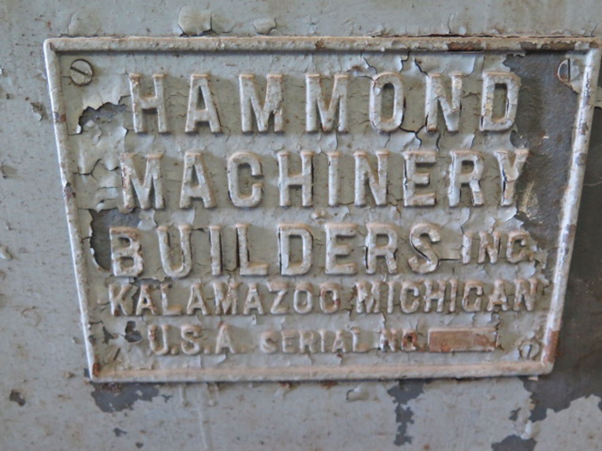 Hammond mdl.v 14 Tool Grinder (SOLD AS-IS - NO WARRANTY) - Image 7 of 8