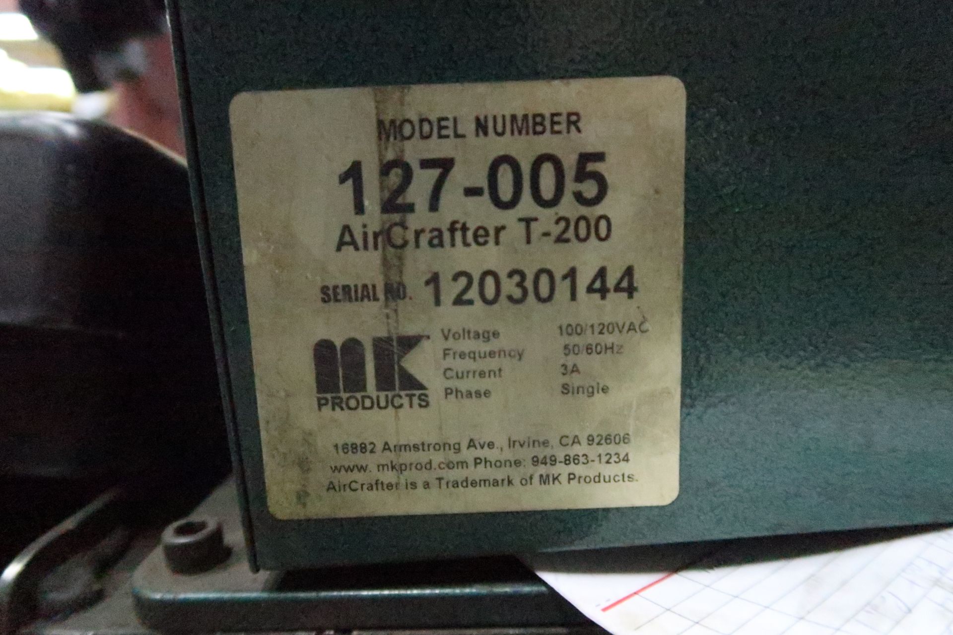 Aircrafter T-200 Digital Turning Table (NEEDS REPAIR) w/stand (SOLD AS-IS - NO WARRANTY) - Image 8 of 8