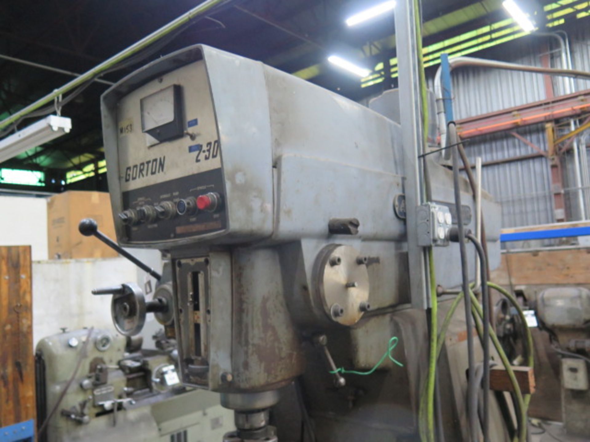 Gorton 2-30 Auto Trace Master Vertical Mill w/ Universal Kwik-Switch Taper Spindle, SOLD AS IS - Image 5 of 9