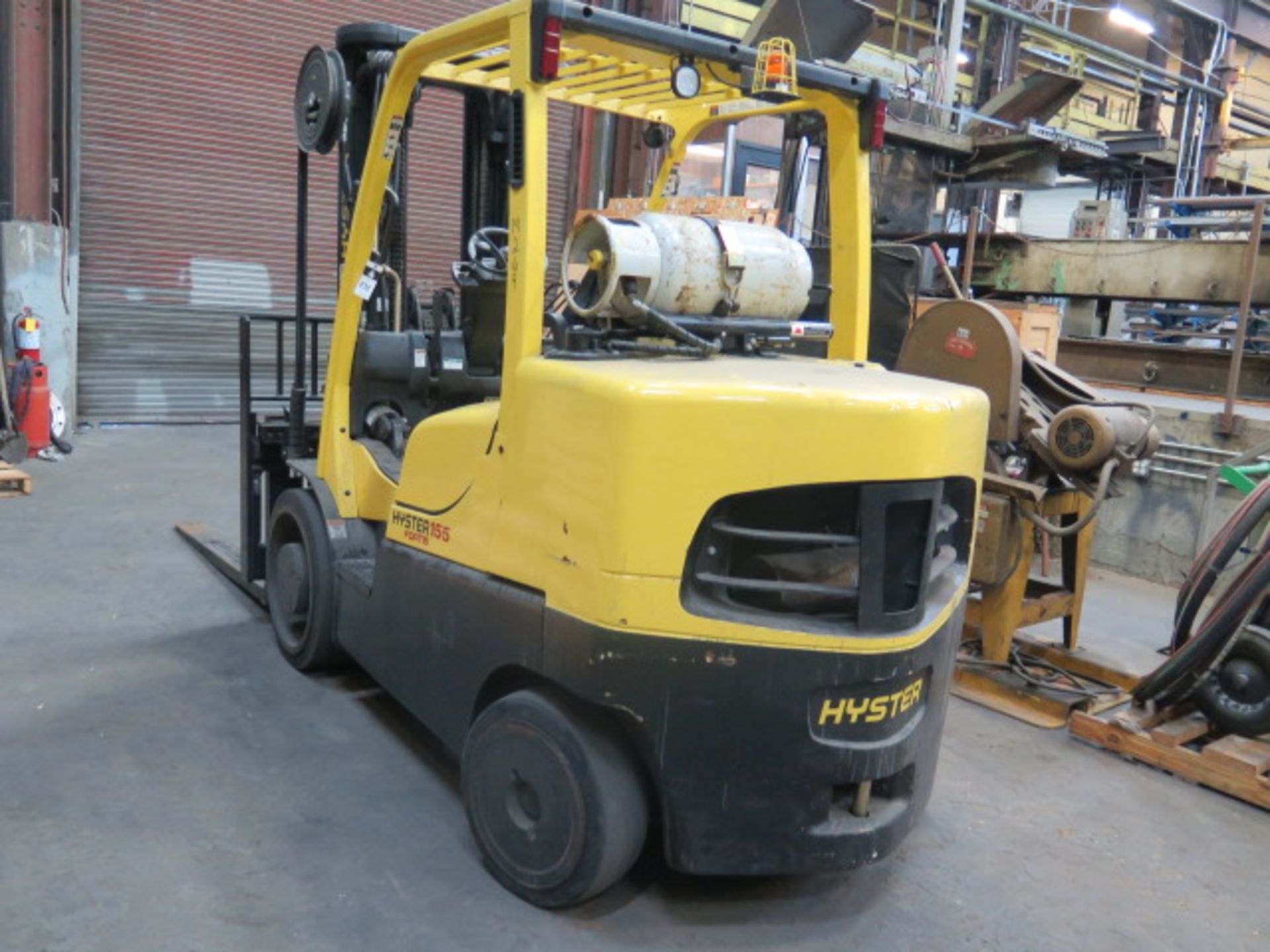 Hyster 155 Fortis S155FT 10,000 Lb Cap LPG Forklift s/n G024V038497 w/ 3-Stage Mast, SOLD AS IS - Image 9 of 19
