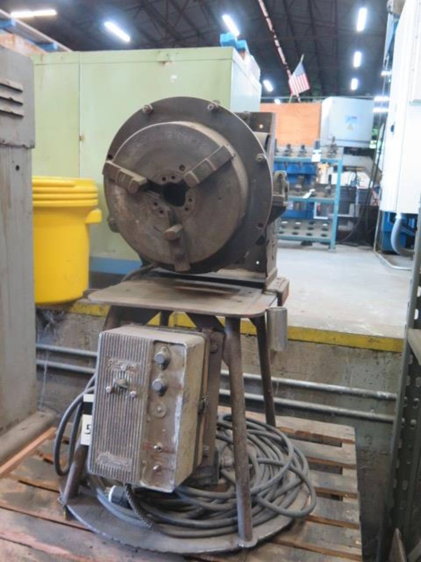 Ransome Size B2.5 16" Welding positioner s/n 115911 w/ 12" 3-Jaw Chuck (SOLD AS-IS - NO WARRANTY) - Image 2 of 7