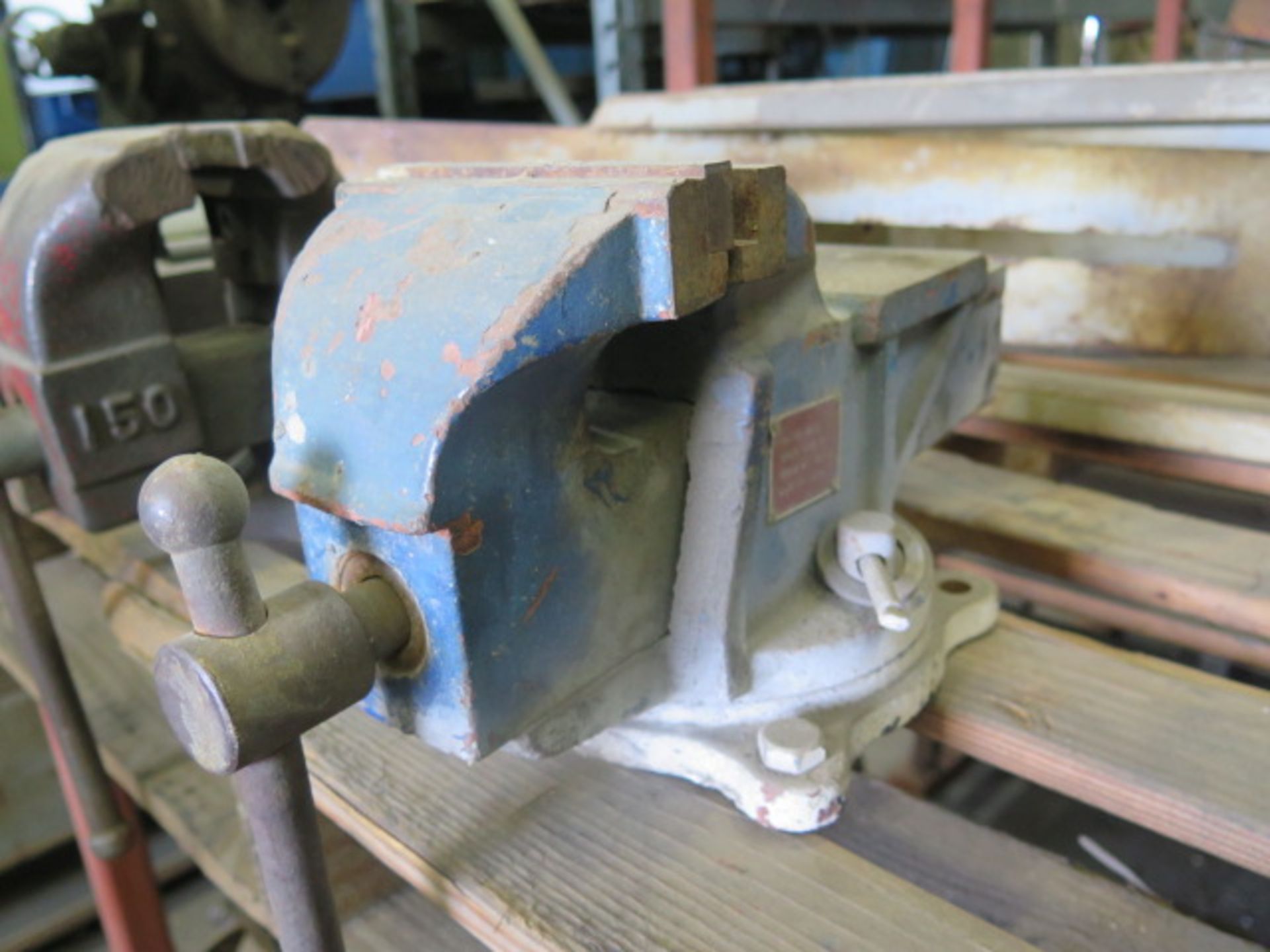 Bench Vises (2) and (2) Angle Plates (SOLD AS-IS - NO WARRANTY) - Image 2 of 2