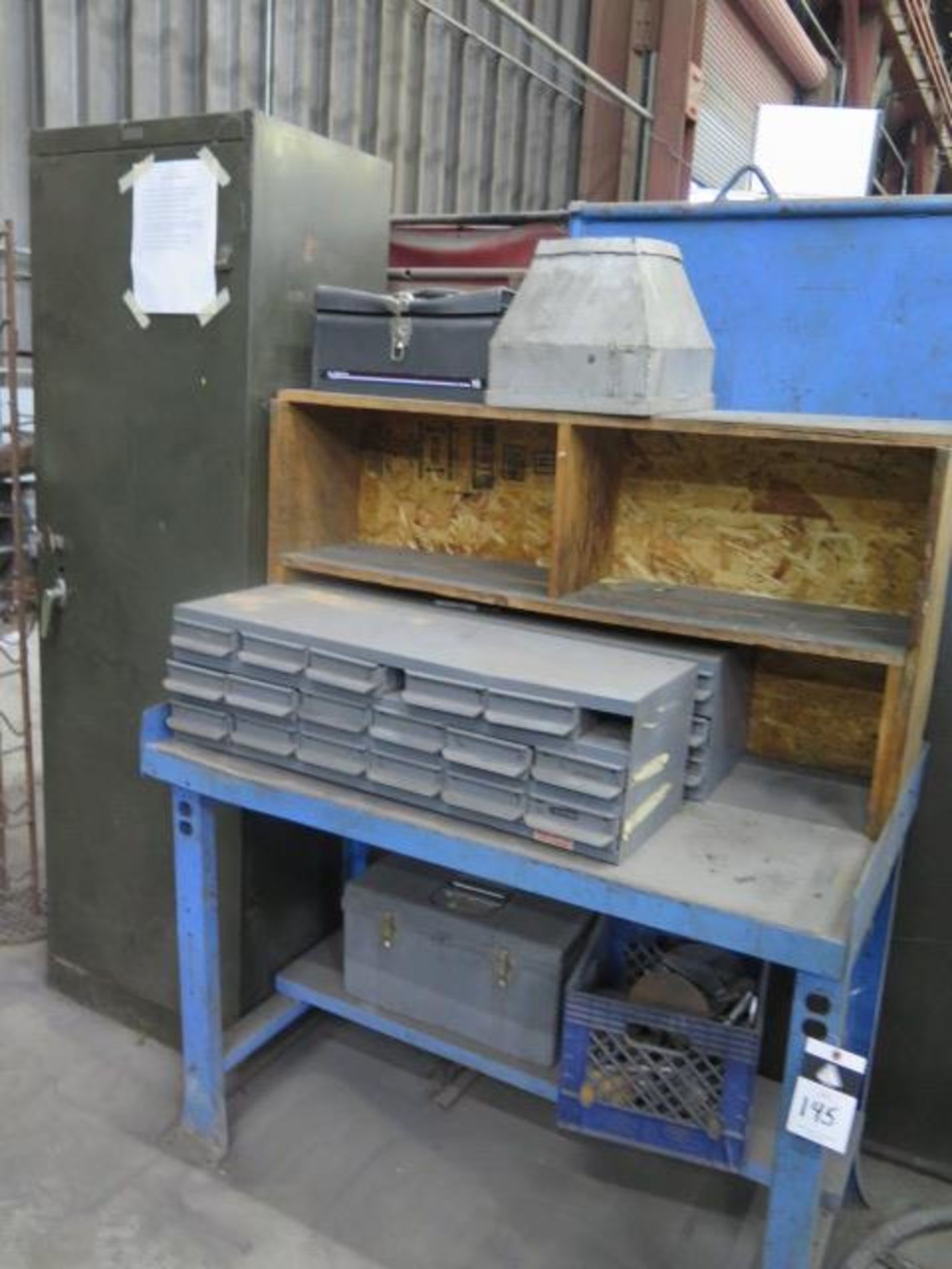 Work Bench and Storage Cabinet w/ Misc (SOLD AS-IS - NO WARRANTY) - Image 2 of 5