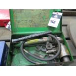 Greenlee Hydraulic Knock-Out Punch Set (SOLD AS-IS - NO WARRANTY)