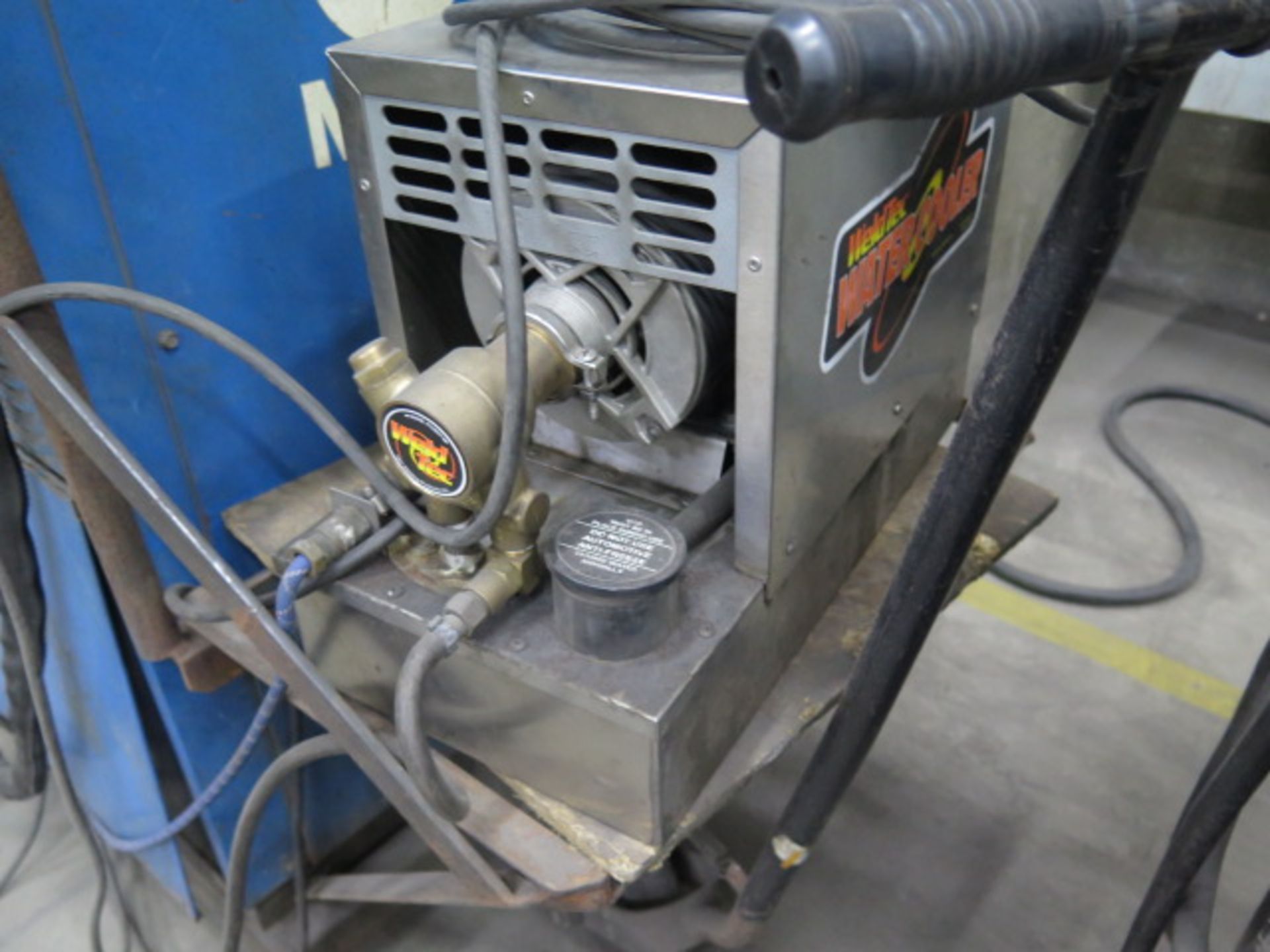 Miller Syncrowave 300 AC/DC Arc Welding Power Source w/ Weld-Tec Cooler, Cart (SOLD AS-IS - NO - Image 5 of 10
