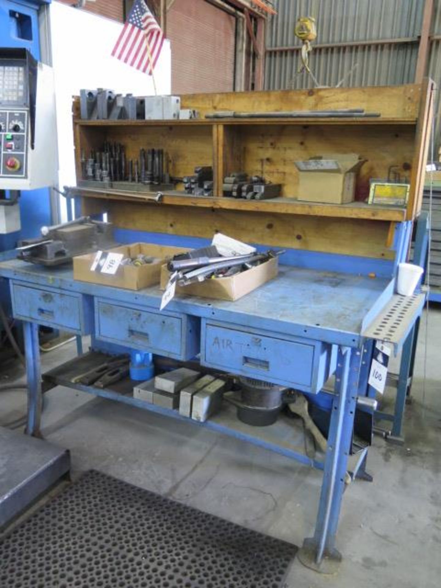 Work Bench w/ Mill Clamps (SOLD AS-IS - NO WARRANTY) - Image 2 of 5