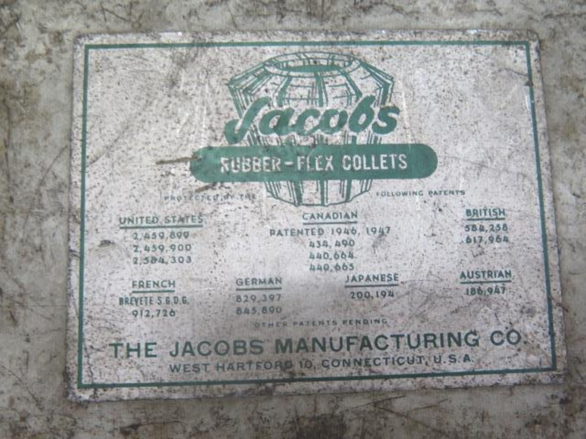 Jacobs Flex Collet Spindle Nose w/ (2) Flex Collet Sets (SOLD AS-IS - NO WARRANTY) - Image 7 of 7