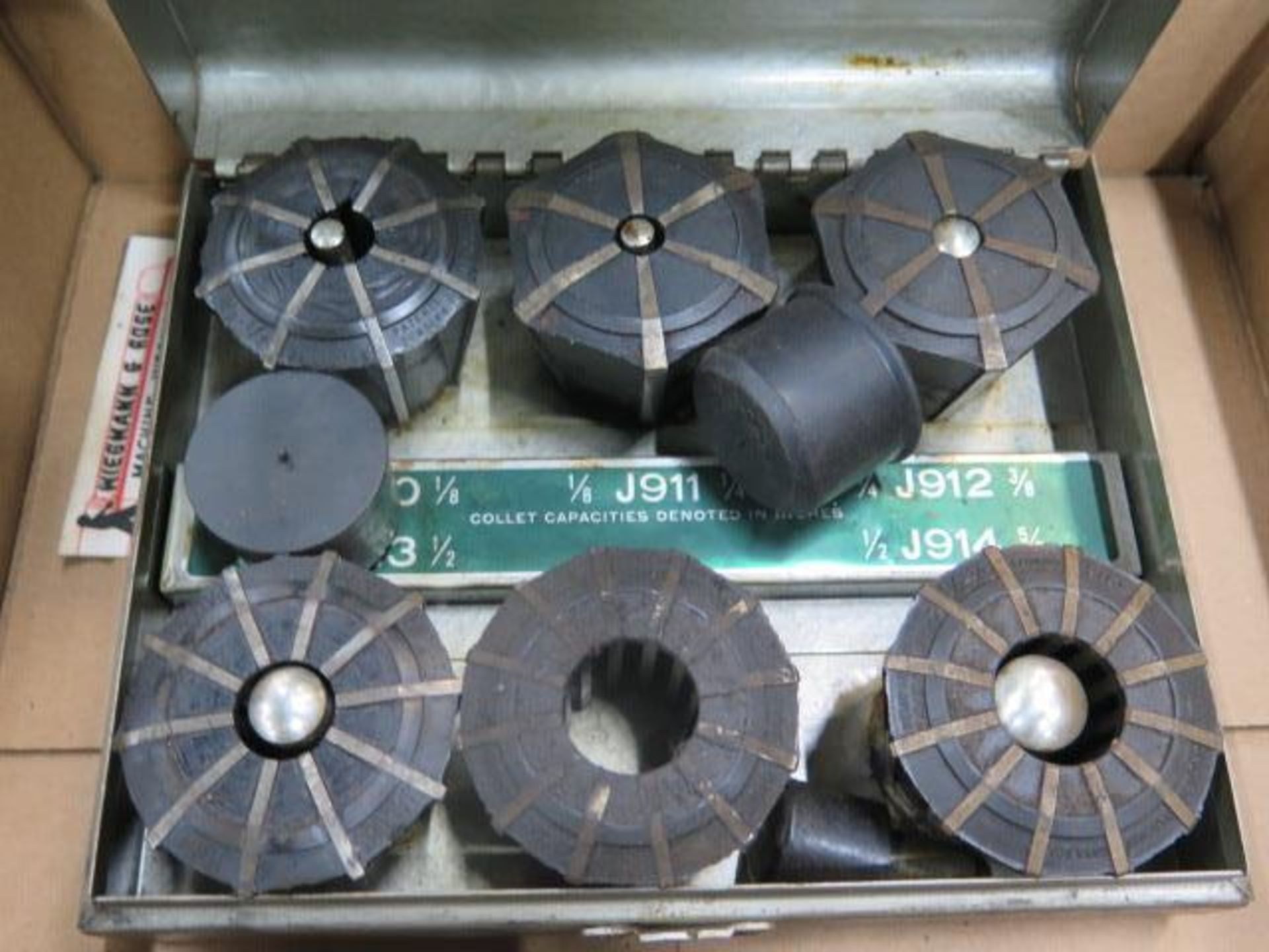 Jacobs Flex Collet Spindle Nose w/ (2) Flex Collet Sets (SOLD AS-IS - NO WARRANTY) - Image 6 of 7