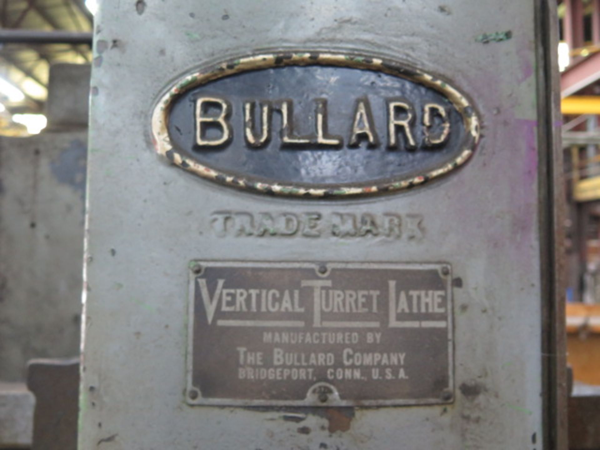 Bullard 50” VTL w/n 56” Swing, 5-Station Turret Head, Facing/Turning Head, SOLD AS IS - Image 15 of 15